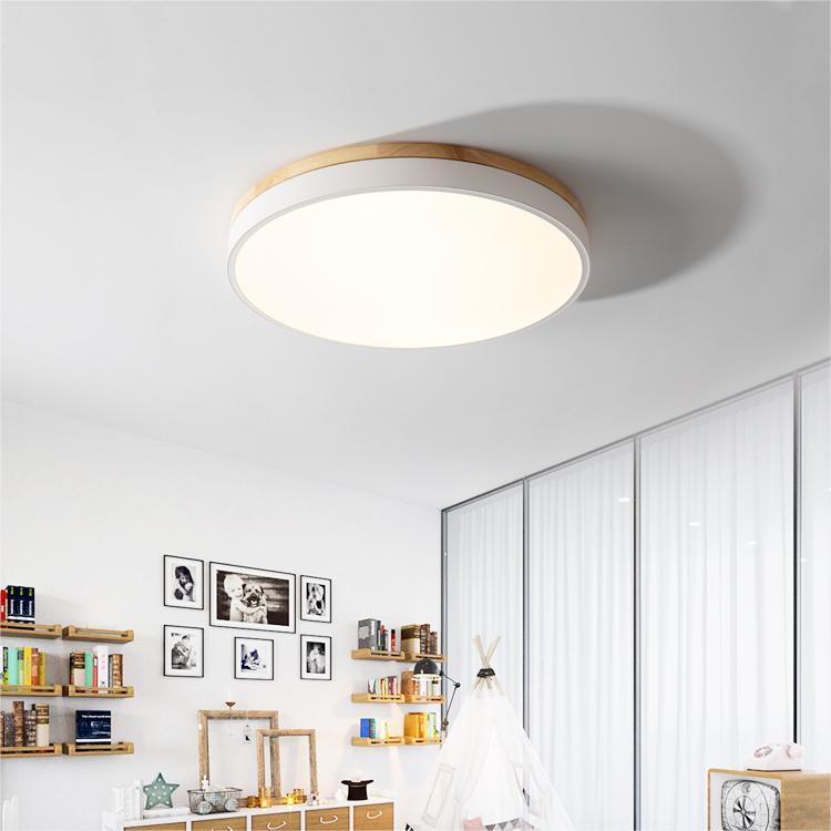 Disc Flush Ceiling Light – Minimal LED Round Fixture
