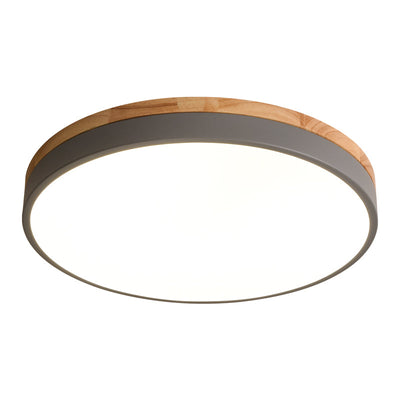 Disc Flush Ceiling Light – Minimal LED Round Fixture