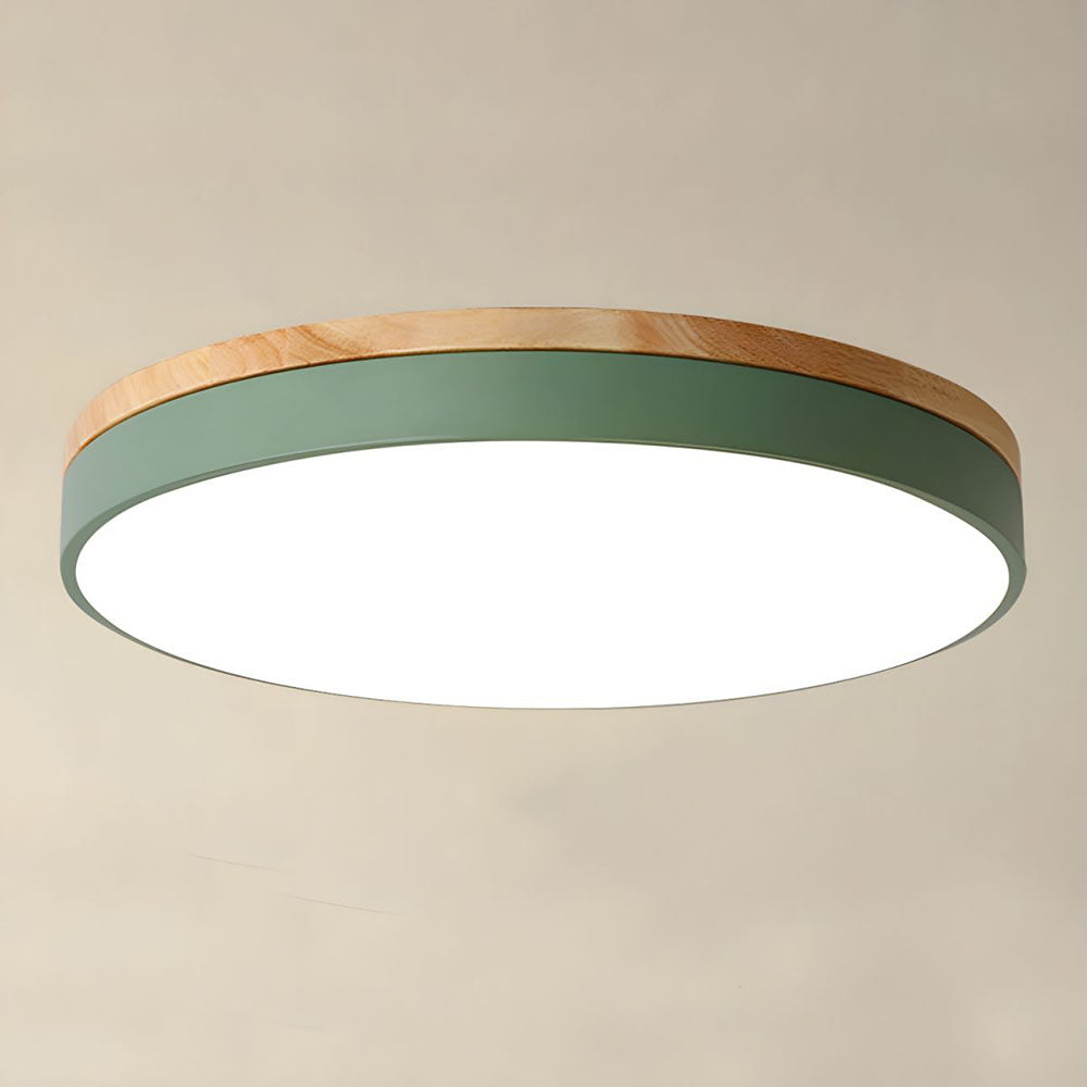 Disc Flush Ceiling Light – Minimal LED Round Fixture