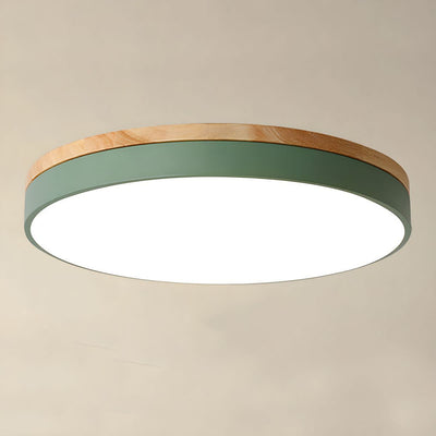 Disc Flush Ceiling Light – Minimal LED Round Fixture