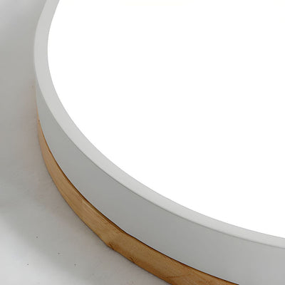 Disc Flush Ceiling Light – Minimal LED Round Fixture