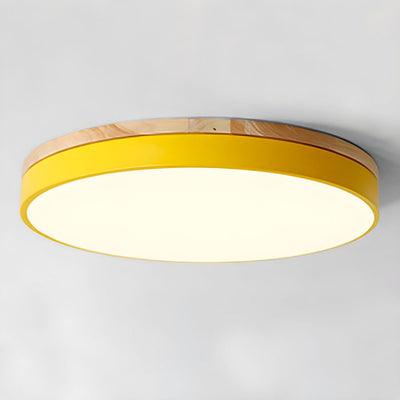 Disc Flush Ceiling Light – Minimal LED Round Fixture