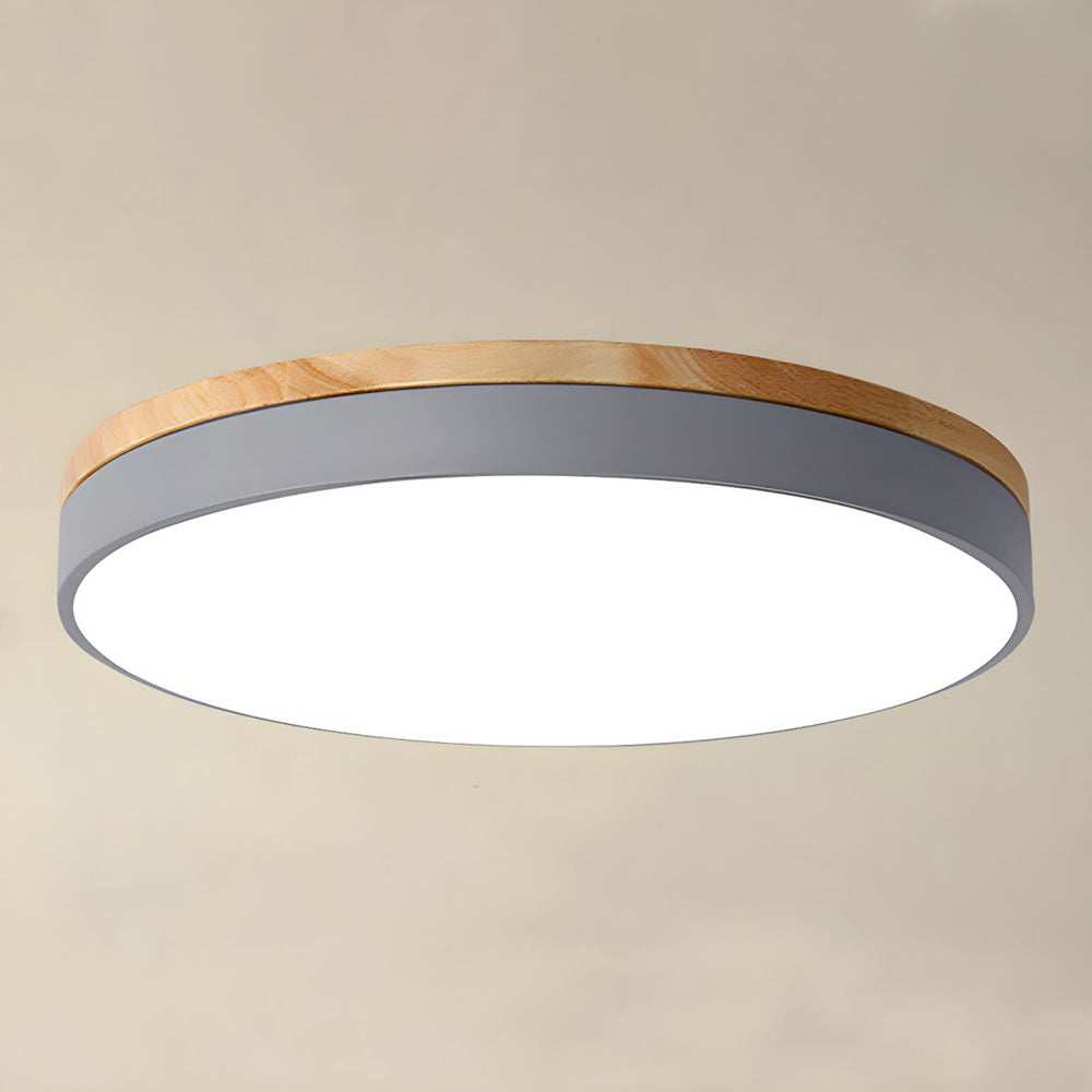 Disc Flush Ceiling Light – Minimal LED Round Fixture