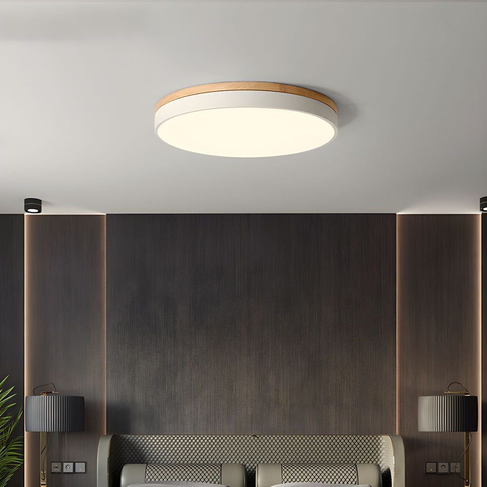 Disc Flush Ceiling Light – Minimal LED Round Fixture