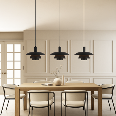Danish Style Layered Pendant Light