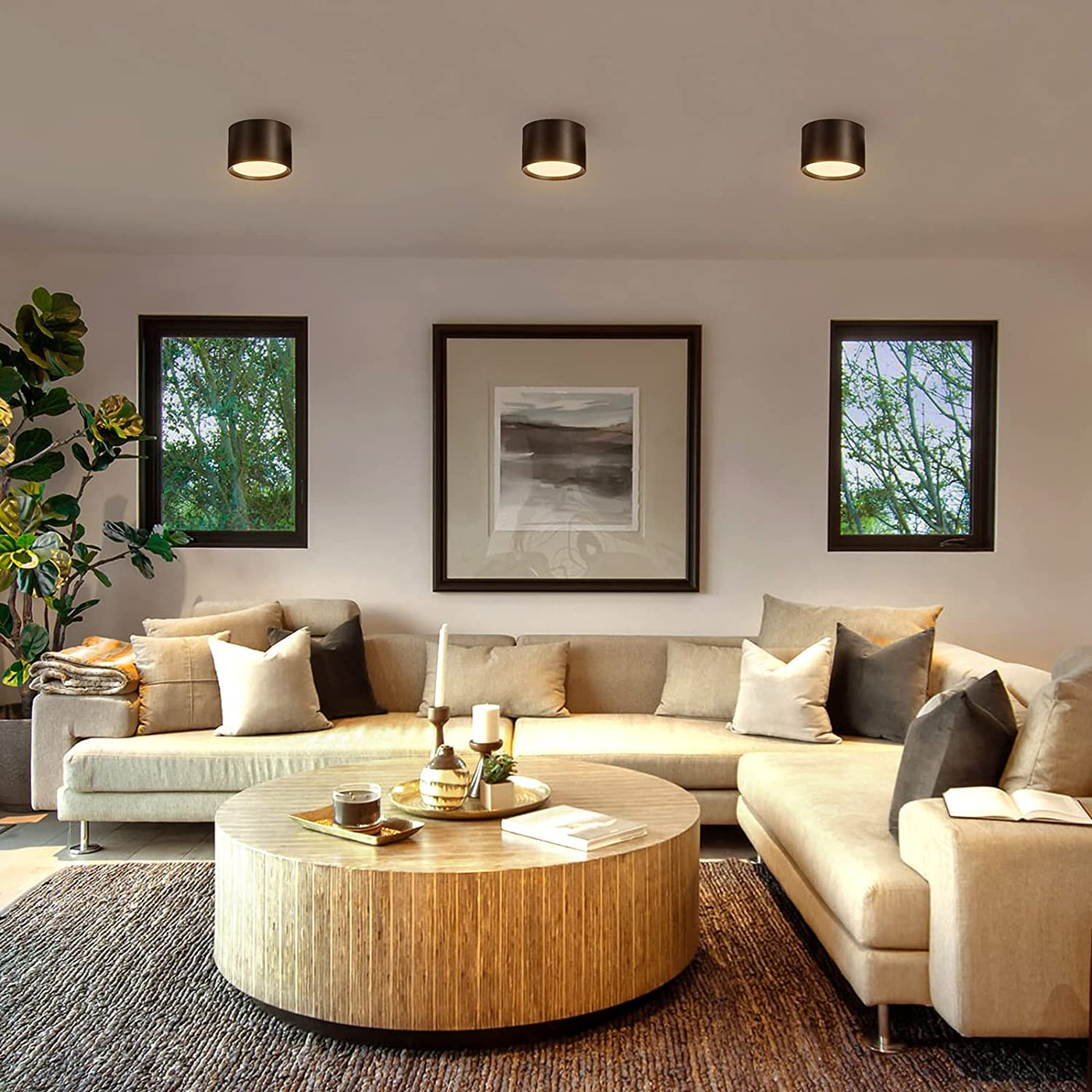 1+1 OrbitGlow 360° LED Wall Light