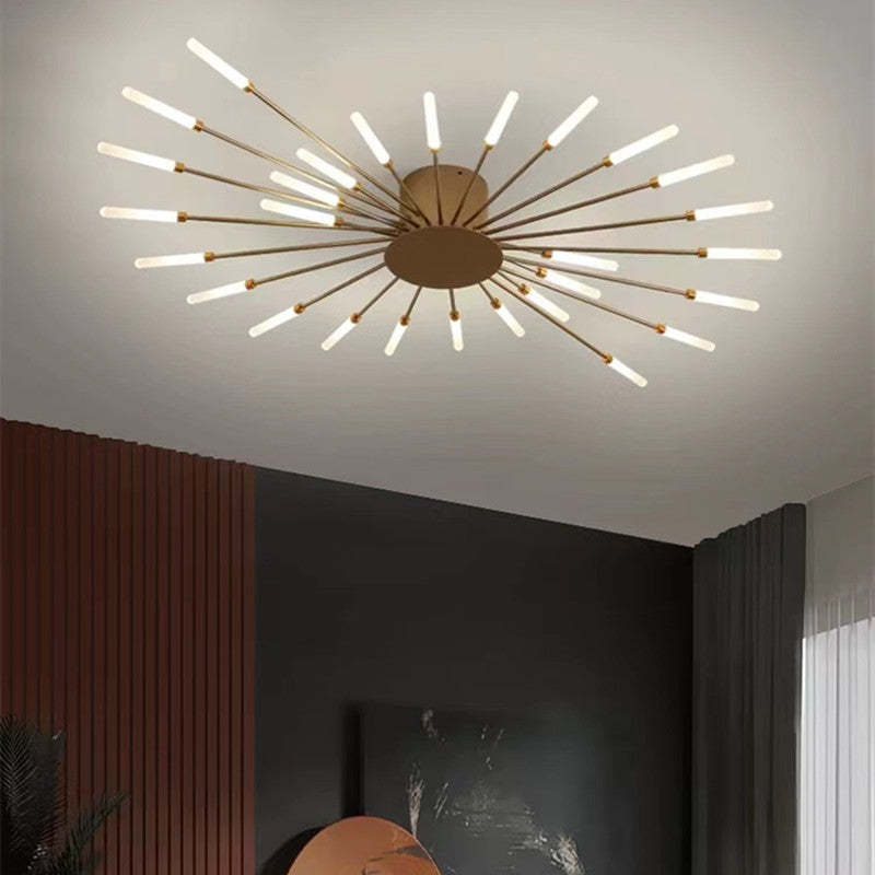 (CHANGE COLOR NAMES) Modern LED Flush Ceiling Light – Disc Design for Living Room