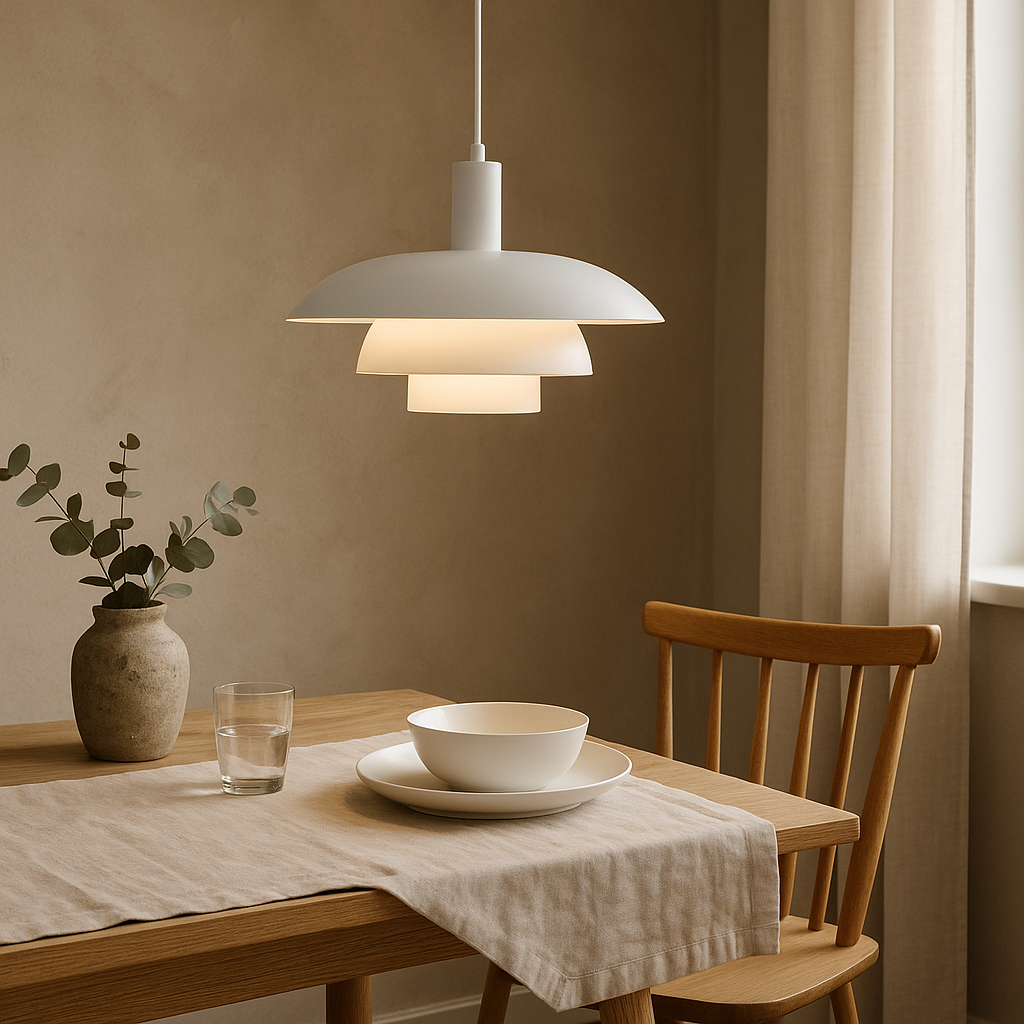Danish Style Layered Pendant Light