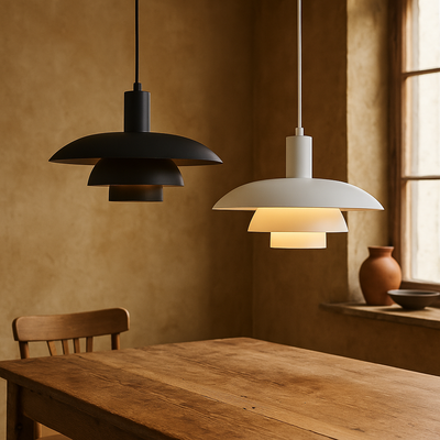 Danish Style Layered Pendant Light