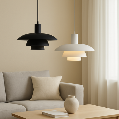 Danish Style Layered Pendant Light
