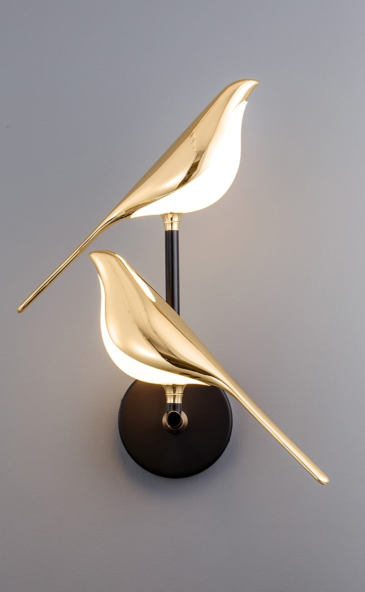 Birds Wall Lamp – Sculptural LED Magnetic Wall Ceiling Light