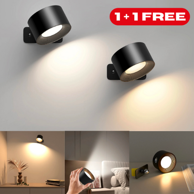 1+1 OrbitGlow 360° LED Wall Light