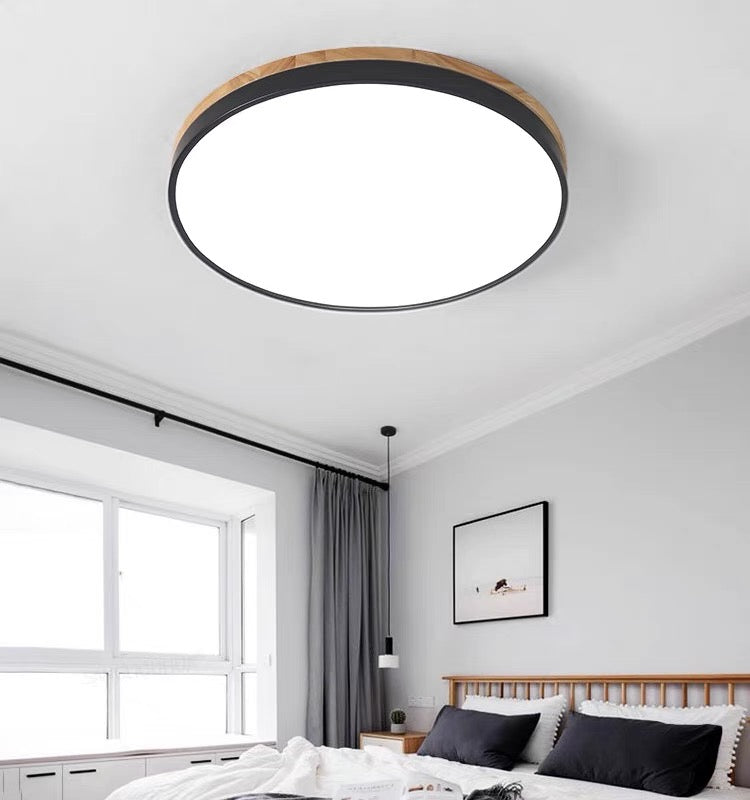 Disc Flush Ceiling Light – Minimal LED Round Fixture