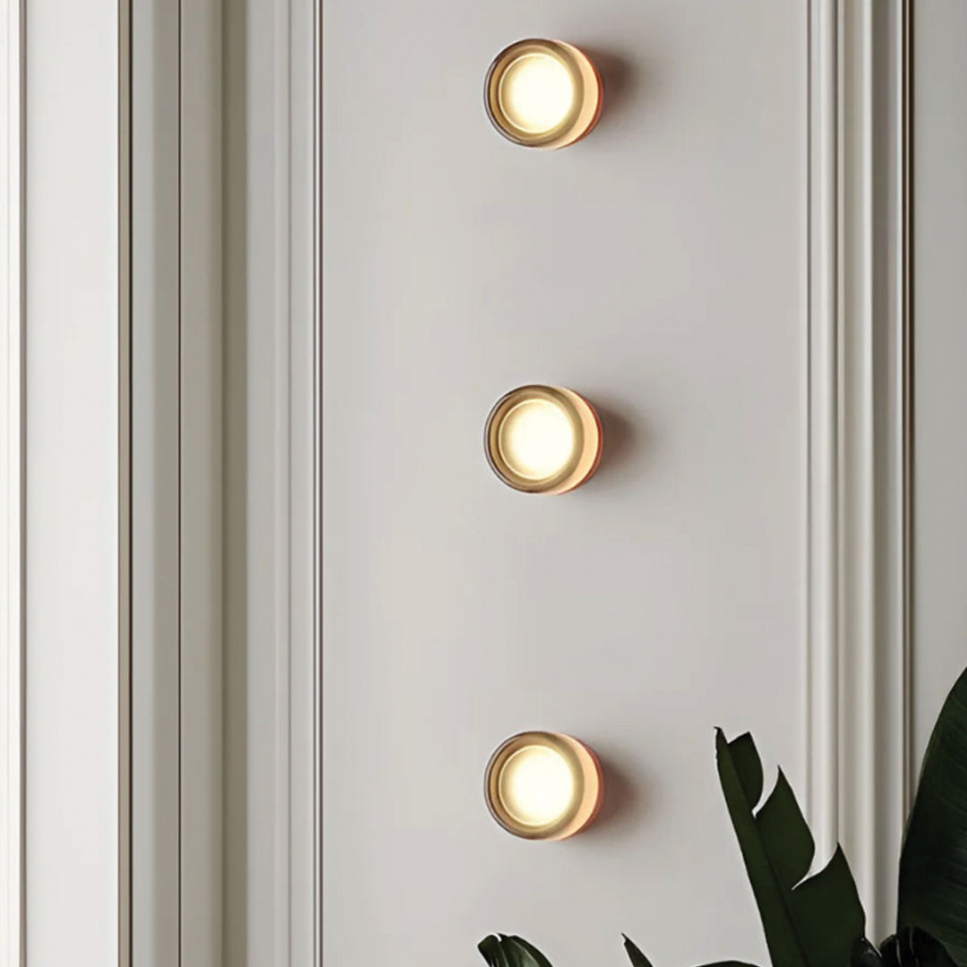 Dimple Sconce Light – Compact Wall & Ceiling Ambient Lamp