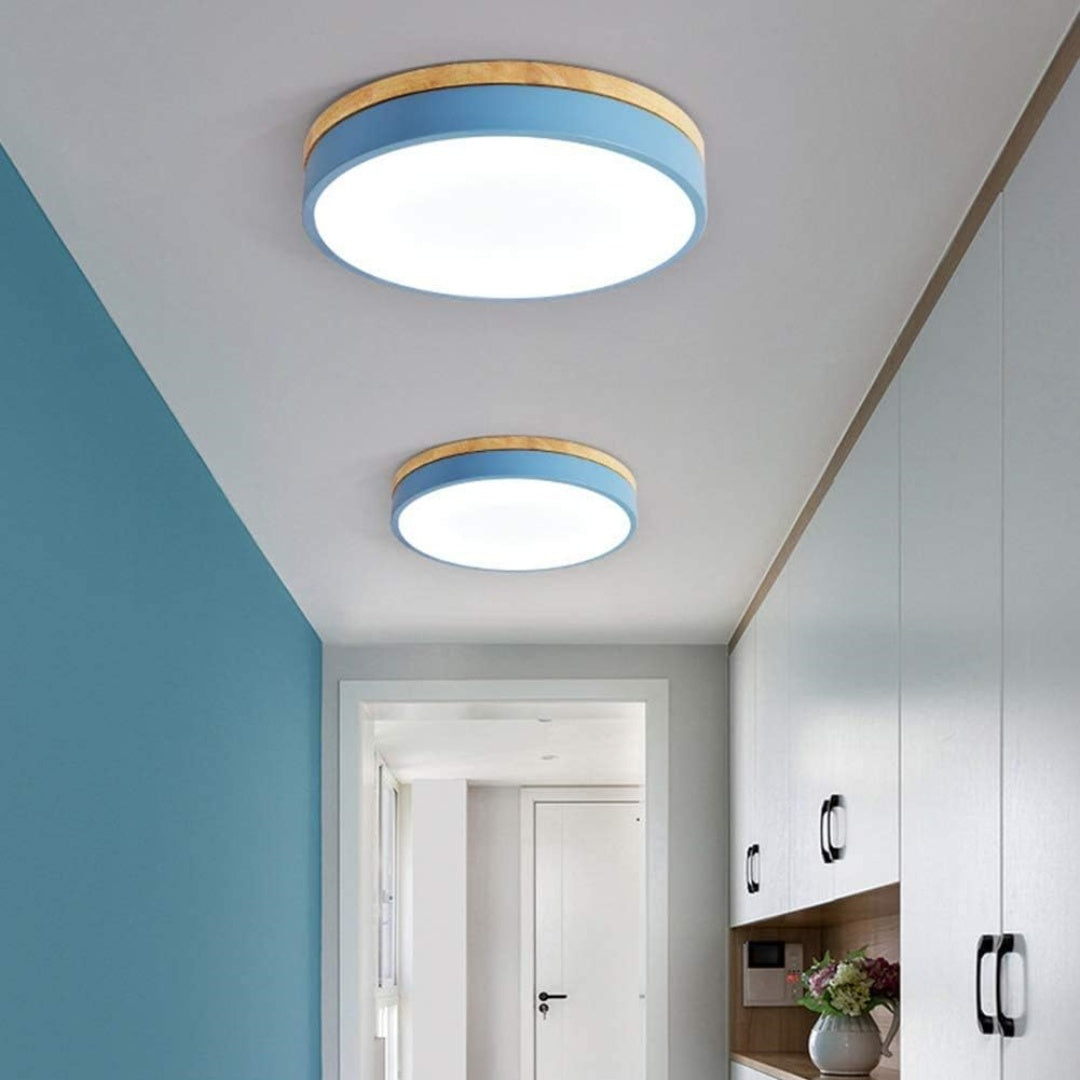 Disc Flush Ceiling Light – Minimal LED Round Fixture