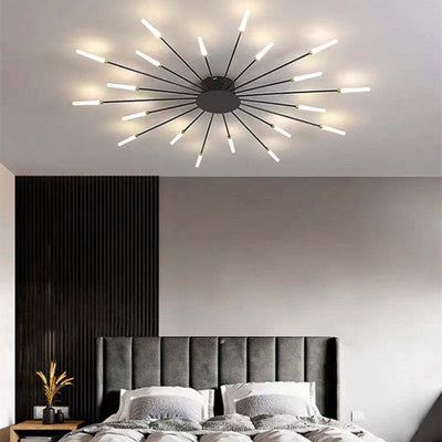 (CHANGE COLOR NAMES) Modern LED Flush Ceiling Light – Disc Design for Living Room