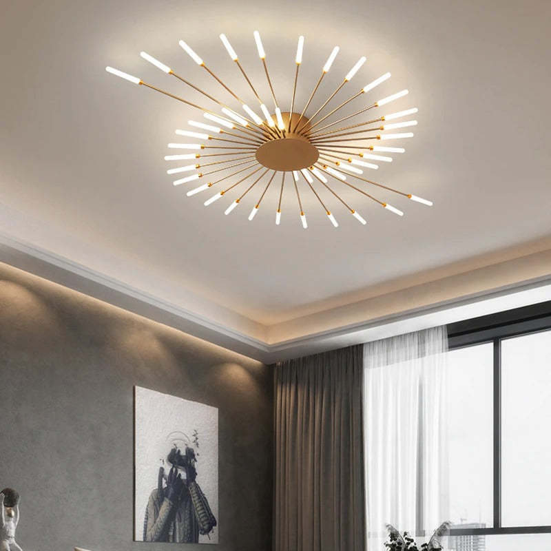 (CHANGE COLOR NAMES) Modern LED Flush Ceiling Light – Disc Design for Living Room