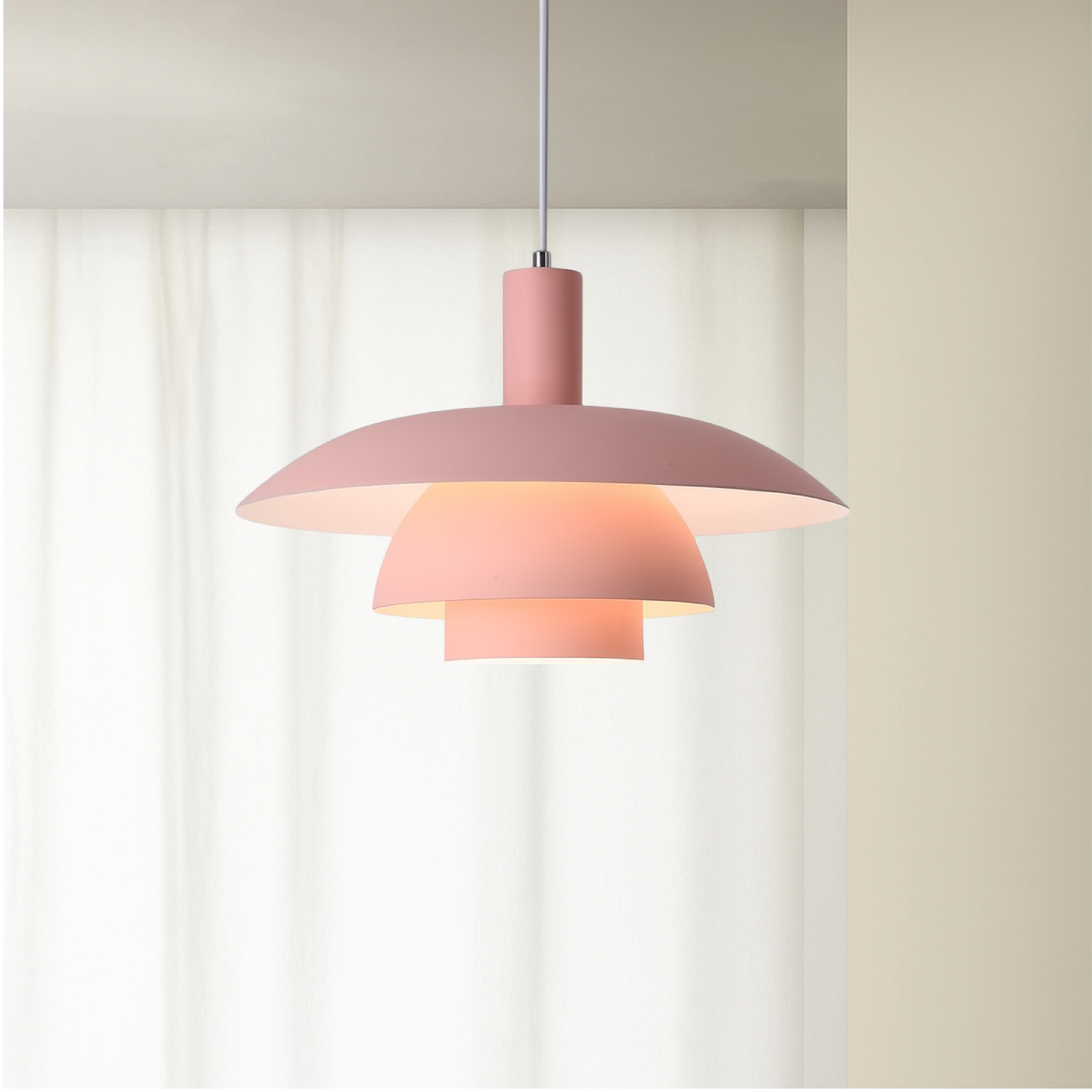 Danish Style Layered Pendant Light